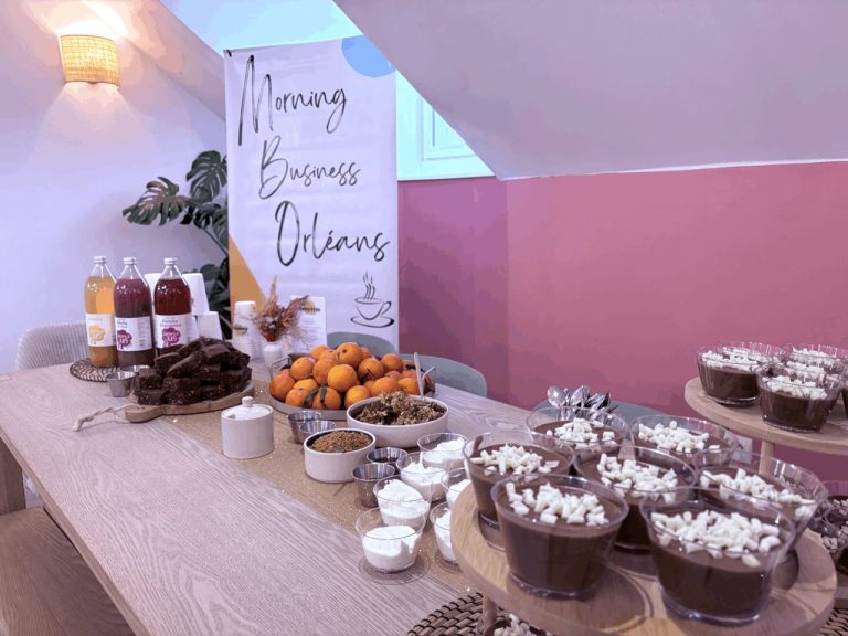 Buffet du petit-déjeuner du Morning Business Orléans